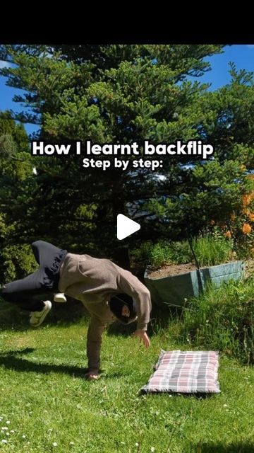 𝙿𝚛𝚘𝚓𝚎𝚌𝚝 𝙼𝚢𝚜𝚎𝚕𝚏 🌑 on Instagram: "Learn this and get an award🎁🥷🏻
-
-
-
#backflip #flip #parkour #freerun #tutorial #howto #DailyGoals #dailyworkout #workoutinnature #motivation #fypシ #fyp #gym #gymtok" Backflip Tutorial, Daily Goals, Free Running, Parkour, Daily Workout, Follow For More, To Learn, Gym, Yoga