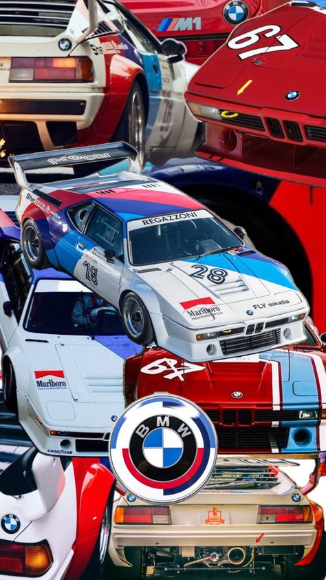 BMW car automobile collage racing German cars engineering blue red white sports car wallpaper screensaver capture d'ecran iphone race car fast car Bmw M1, Sports Car Wallpaper, Fast Car, Car Wallpaper, German Cars, Car Guys, Bmw Cars, Car Wallpapers, Fast Cars