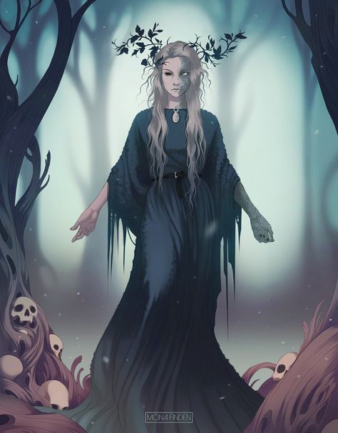 Goddess Hel, Hel Goddess, Norse Gods, Norse Goddess, Norse Myth, Norse Pagan, Gods Goddesses, Norse Vikings, Mythology Art