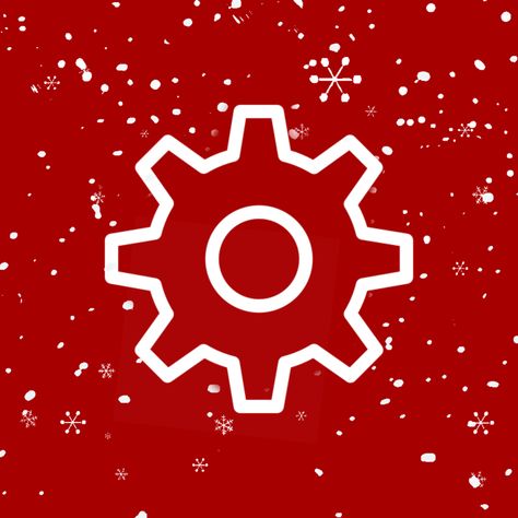 Christmas Settings Icon, App Icon Christmas, Settings App Icon, Settings Icon, Icon Christmas, Iphone Widgets, Christmas Apps, Christmas Iphone, Xmas Wallpaper