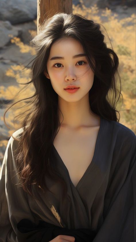 Asian Female Portrait, Yang Chaoyue, Aesthetic Asian, Model Selfie, Celebrity Actress, Women Aesthetic, Love Girl, Face Photography, Natural Women