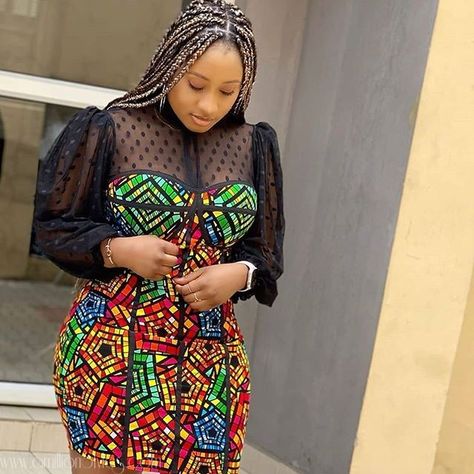 Cc @ms_vou Ankara Dress Styles, Best African Dresses, Short African Dresses, Latest Ankara, Latest Ankara Styles, African Fashion Traditional, African Fashion Ankara, African Fashion Modern, African Fashion Women Clothing