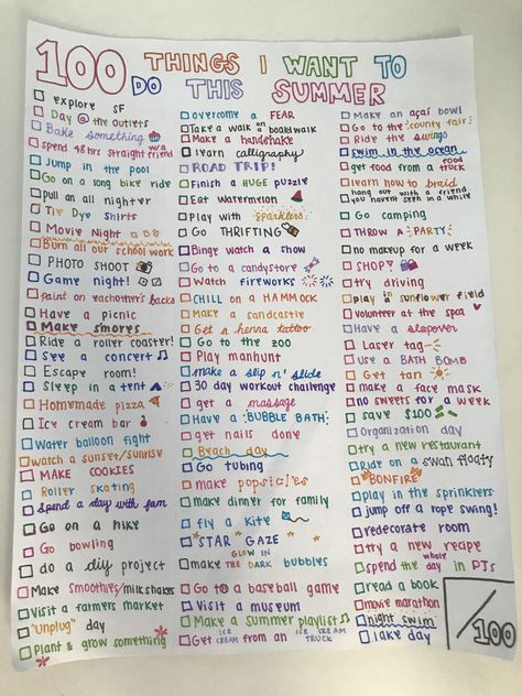 Summer Wish List Ideas, Summer List For Teenagers, List Of Lists To Make, Summer Bucket List Board, Things To Do Over The Summer, Things I Love List, Things To Do In The Summer, Things To Do This Summer, Fun Lists To Make