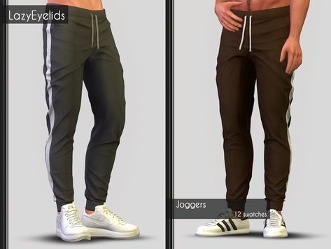 Sims 4 Pants, Sims 4 Cc Male, Around The Sims 4, New Sims 4 Cc, Social Clothes, Male Pants, Ts4 Clothes, Sims 4 Male Clothes, Sims 4 Piercings