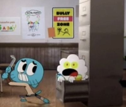 Mr Smalls X Larry, Mr Small Gumball Fanart, Mr Small Fanart, Mr Smalls, Gym Ball, Rawr Xd, World Of Gumball, Good Cartoons, The Amazing World Of Gumball