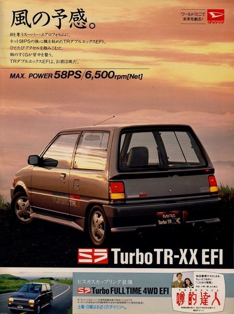 Cue 80's Photo session Daihatsu Mira, Honda Today, Kei Cars, 80s Photos, Automobile Advertising, Kei Car, Dodge Vehicles, Old School Cars, Car Advertising