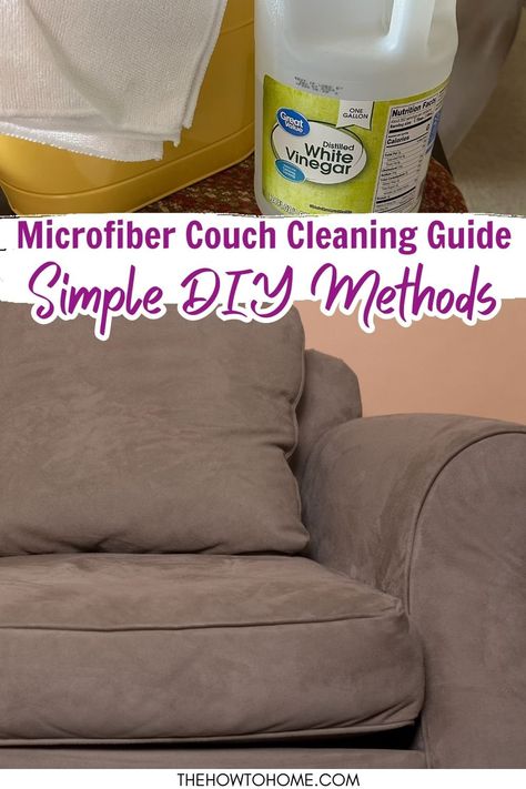 Keeping your upholstered furniture and fabric sofa clean and stain-free is essential for maintaining a beautiful and welcoming home. But with so many choices when it comes to the right cleaning product, it can be hard to know which ones Couch Stain Remover Diy, Microfiber Couch Cleaning, Couch Stain Remover, Couch Cleaning Solution, Cleaning Microfiber Sofa, Stain Remover Diy, Clean Fabric Couch, Homemade Couch, Couch Cleaner