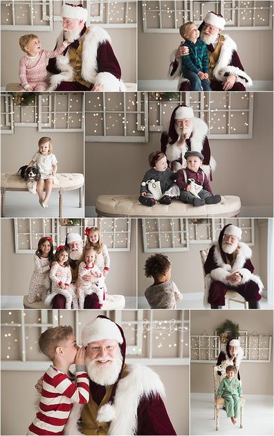 Santa Mini Session Georgetown, KY near Lexington, KY Photographer | In love with this neutral, simple, classic set up for Santa pictures! Indoor Santa Photoshoot, Diy Santa Pictures At Home, Indoor Santa Mini Sessions, Simple Christmas Minis, Santa Set Up For Pictures, Pictures With Santa Ideas, Family Pictures With Santa, Simple Christmas Setup Photography, Santa Photoshoot