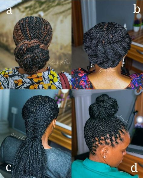 Wedding Braid Styles For Black Women, Wedding Hairstyles For Box Braids, Braided On Top Of Head, Wedding Twist Hairstyles, Micro Braids Updo Hairstyles, Crochet Braid Updo Hairstyles, Braid Pin Up Styles Black Hair, Styling Box Braids Hairstyles Updo, Box Braid Wedding Hairstyles