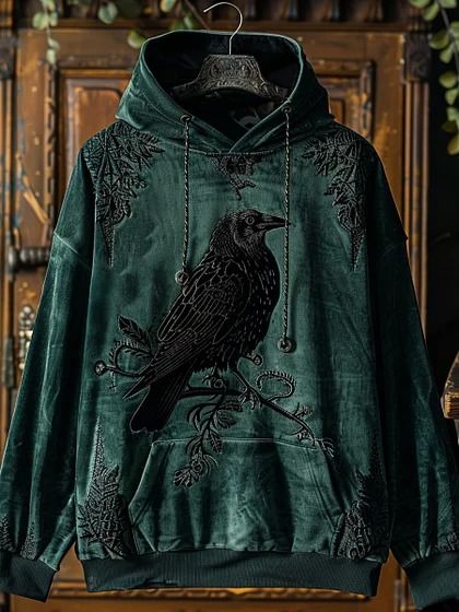 Hot Sales Crow Halloween, Halloween Hoodie, Halloween Prints, Halloween Dress, Dream Clothes, Graphic Hoodies, Hoodie Print, Aesthetic Clothes, Dress Collection