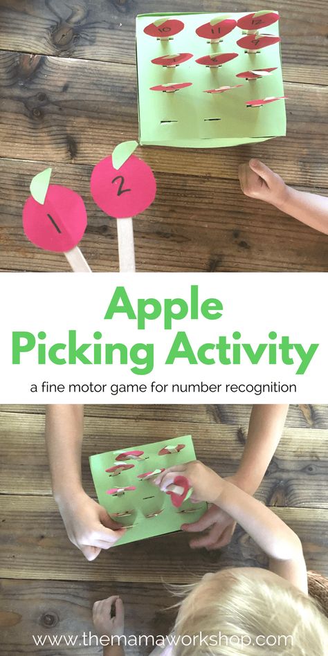 Apple Picking Activity, Apple Lesson Plans, Harvest Activities, Fall Activities For Toddlers, Apple Lessons, Fall Lesson Plans, September Activities, Toddler Lessons, Apple Preschool