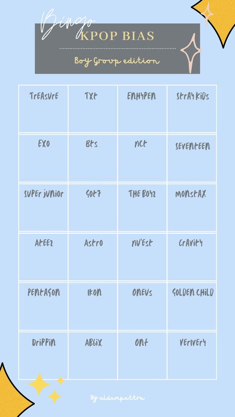 Kpop Templates Instagram, Kpop Challenge Template, Kpop Bias Template, Kpop This Or That, Txt Bingo, Kpop List Groups, Kpop Boy Groups List, Kpop Questions, Kpop Bingo