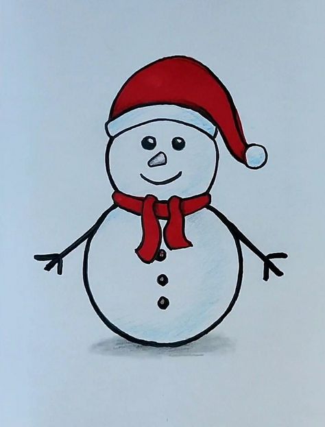 Easy christmas step by step drawing tutorial for beginners, how to draw a beautiful christmas drawing tutorial for beginners christmas drawing. #drawingidea #easydrawing Snow Man Art For Kids, Snow Man Christmas Cards, Snow Man Drawing For Kids, Snow Men Drawing, Snowman Sketch Easy, Easy Winter Drawings For Kids, How To Draw A Snowman Step By Step, Snow Man Drawing Easy, Easy To Draw Christmas Pictures