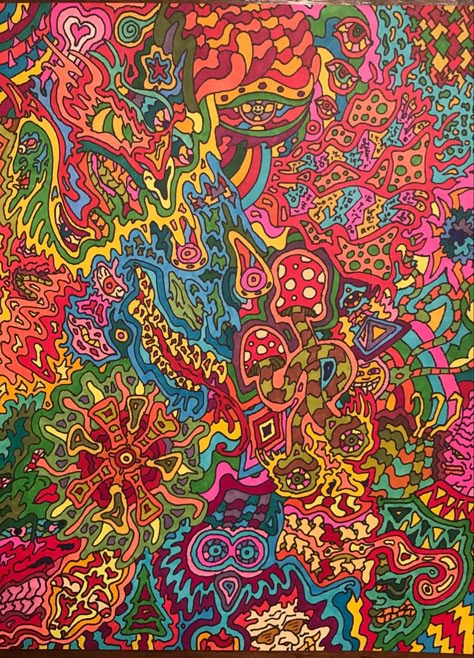 Lsd Art, Trippy Artwork, Art Trippy, Pin Crafts, Acid Art, Psychadelic Art, Psy Art, Spiritual Artwork, Music Artwork