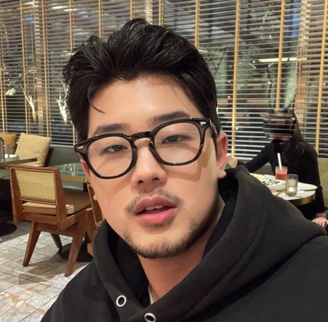 Asian Men Hairstyle With Glasses, Men Haircut Styles For Round Face, Glasses Men Asian, Asian Men With Glasses, Asian Men Glasses, Round Face Haircuts Men, Asian Men Short Hairstyle, Asian Glasses, Boys Fade Haircut