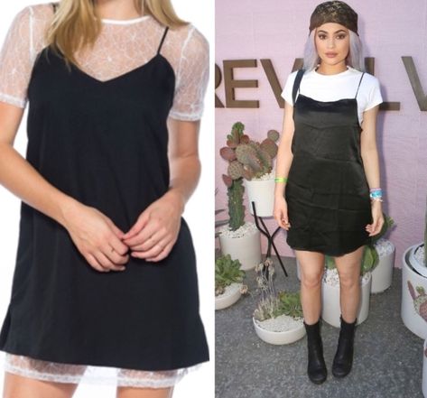 90s Style Summer, 90s Fashion Dresses, Slip Dress Mini, Dresses 90s, 90s Tshirt, Diy Outfits, Line Dresses, White Lace Top, 90s Dress