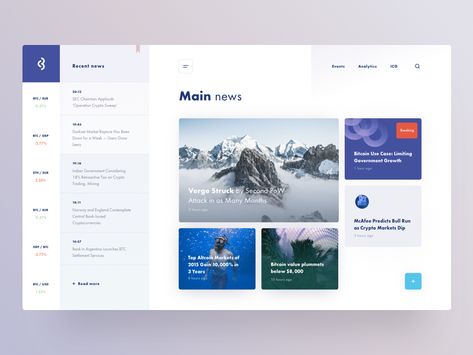 Great work from a designer in the Dribbble community; your best resource to discover and connect with designers worldwide. Login Web, Banner Web Design, Restaurant Web, Web Design Quotes, News Website Design, News Web Design, Web Design Mobile, Best Website Design, Banner Web