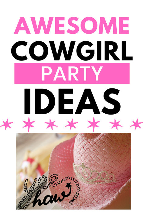 Cowgirl birthday party ideas 50th Birthday Cowgirl Theme, Cowgirl Birthday Party Activities, Cowgirl 50th Birthday Party, Cowgirl 10th Birthday Party, Hoedown Birthday Party, Horse Birthday Decorations, Diy Cowgirl Party Decorations, Cowgirl Birthday Party Ideas For Adults, Cowgirl 18th Birthday