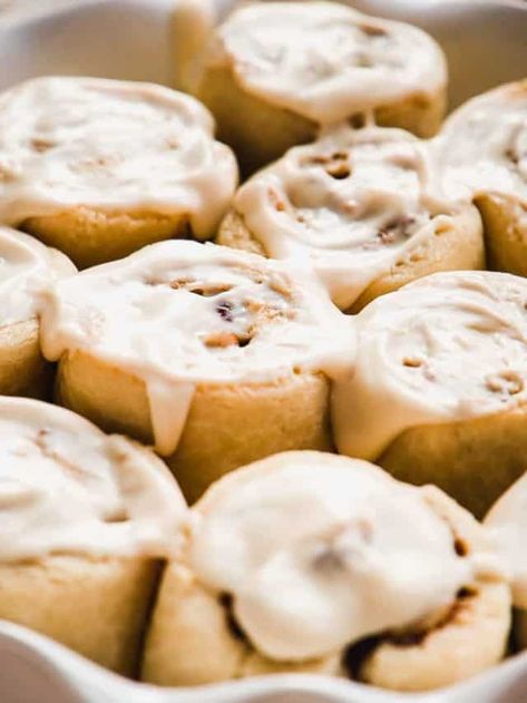 Almond Flour Cinnamon Rolls - The Fit Peach Almond Flour Cinnamon Rolls, Gluten Free Pumpkin Bars, Wahls Protocol, Healthy Cinnamon Rolls, Vegan Cream Cheese Frosting, Cinnamon Filling, Dairy Free Cream Cheese, Vegan Cream, Dough Ingredients