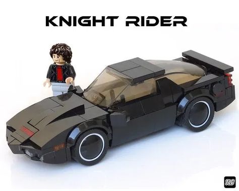 Lego Knight Rider KITT | The Lego Car Blog Lego Cars Instructions, Fictional Car, Kitt Knight Rider, Lego Auto, Lego Tv, Lego Village, Lego Knights, Lego Accessories, Lego Vehicles