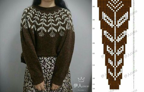 Fair Isle Yoke Chart, Nordic Outfit, Joining Yarn, Sweater Inspiration, Winter Knitting, Advanced Crochet, Knit Clothes, Yarn Sweater, Crochet Booties