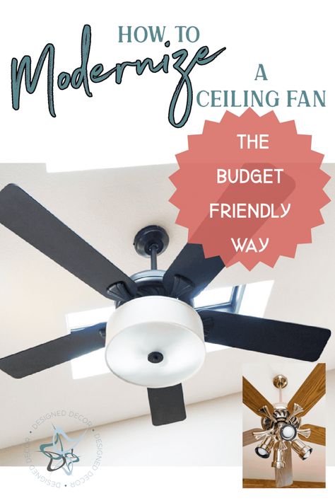 Do you feel like your old ceiling fan is dragging down your room’s style? Believe it or not, you don’t have to spend a fortune replacing it. With a little creativity and elbow grease, you can give it a brand-new look without breaking the bank. Here’s how to modernize a ceiling fan, in a budget-friendly ... Read More about How to Modernize a Ceiling Fan – the Budget-Friendly Way   The post How to Modernize a Ceiling Fan – the Budget-Friendly Way appeared first on Designed Decor. Change Ceiling Fan Light Fixture, Add Chandelier To Ceiling Fan Diy, Fan Update Diy Ceiling, Old Ceiling Fan Makeover, Replace Ceiling Fan Light Cover, Replacing Ceiling Fan With Light Fixture, Upgrade Ceiling Fan Diy, Diy Ceiling Fan Light Cover Ideas, Update Old Ceiling Fan