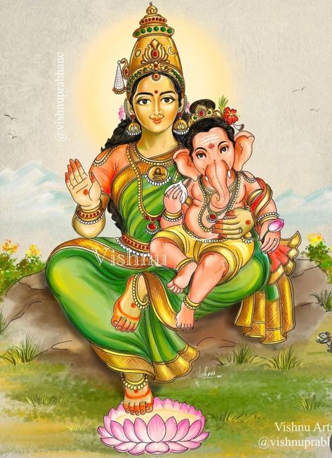 Ganesh Ji Art Painting, Lakshmi Ganesh Painting, Ganesh Art Paintings, Saree Painting Designs, Shiva Tattoo Design, Shiva Parvati Images, Ganesh Art, Lord Ganesha Paintings, Ganesha Pictures