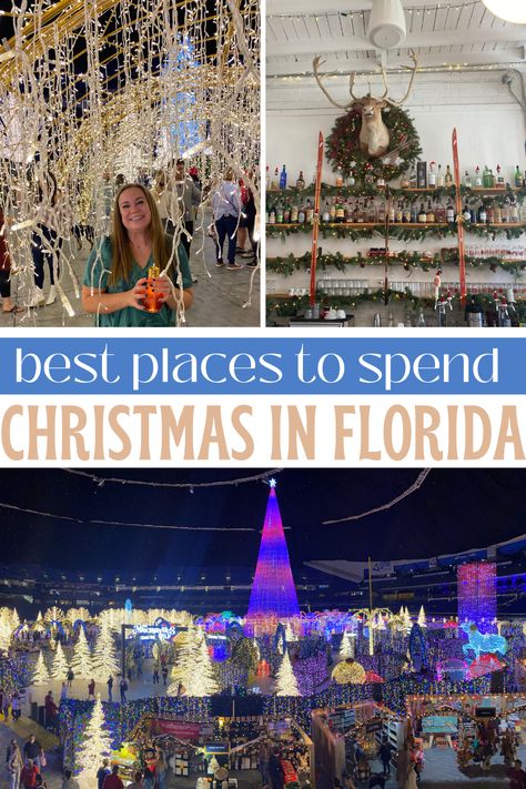 Looking to get into the holiday spirit?! We will be covering the best places to spend your Christmas in Florida. 

We'll be covering Florida Christmas lights, boat parades, holiday amusement parks, and more in order to give you the downlow on the best Christmas towns in Florida.

We will be covering events for the holidays and Christmas in Key West, Jacksonville, Tampa, St Pete, West Palm Beach, Orlando, St Augustine, Captiva, and Sanibel Island. Family Resorts In Florida, Florida In December, Christmas In Florida, Christmas Florida, Christmas Lights Decorations, Best Places In Florida, Best Christmas Vacations, Celebration Florida, Christmas Towns