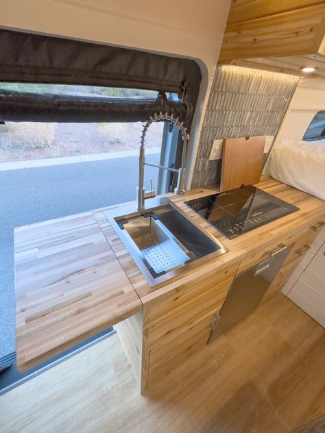 MARJORIE Ford Transit Camper Van Camper Van Ford Transit, Ford Transit Camper Conversion Layouts, Transit Camper Conversion, Ford Transit Camper Conversion, Transit Camper Van, Ford Transit Connect Camper, Van Conversion Build, Boho Camper, Travel Vans