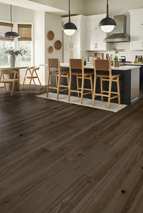 Mannington Hand Crafted Rustics Hardwood engineered wood flooring Hickory Floors, Hickory Flooring, Wood Tile Floors, Flooring Trends, Park Trails, Tile Trim, Engineered Wood Floors, Forest Park, Wide Plank