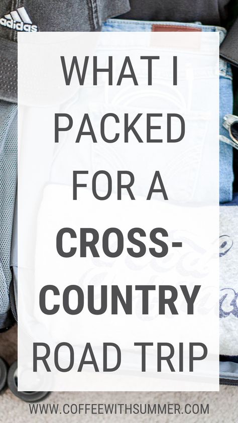 Cross-County Road Trip Essentials | Road Trip Packing List | Winter Road Trip | Travel Tips | Travel Essentials | What To Bring On A Road Trip | USA Road Trip Packing List Winter, Winter Road Trip, Trip Packing List, Cross County, Road Trip Outfit, Winter Packing List, Road Trip Packing List, Trip Packing, Cross Country Trip