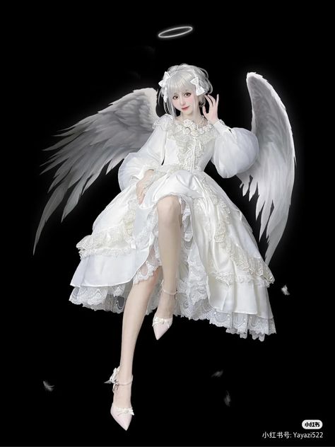 Angel Wing Poses, Pose Reference Angel, Angelic Pose Reference, Graceful Poses Reference, Angelic Poses, Angel Pose Reference, Angel Poses, Angel Pose, Angel Cosplay