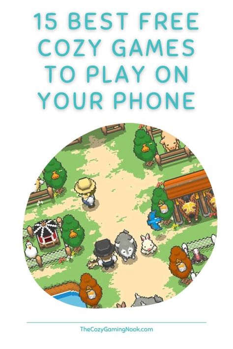 Looking for free cozy games to play on your phone? Check out our list of the 15 best cozy mobile games that offer relaxing and enjoyable experiences. Discover activities like farming, decorating, and interacting with adorable characters. Available on iOS and Android!rn Cool Mobile Games, Aesthetic Games To Download Iphone, Cosy Mobile Games, Ios Games Iphone, Cozy App Games, Games For Girls On Phone, Cottagecore Mobile Games, Free Cozy Mobile Games, Cute Games To Play On Phone