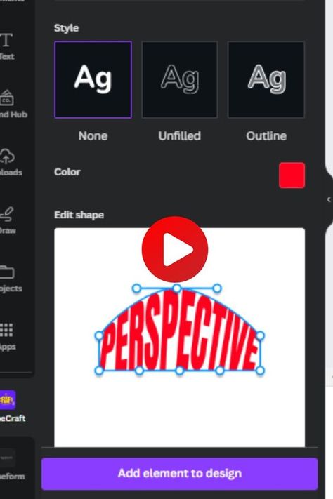 Perspective Text Effect Tutorial in canva 3d Text Effect Canva, Distorted Typography Canva Tutorial, Canva Typography Tutorial, Canva Poster Tutorials, Canva Font Effects, Canva Effects Tutorial, Distorted Typography Tutorial, Canva Text Tutorial, Canva Design Tutorial