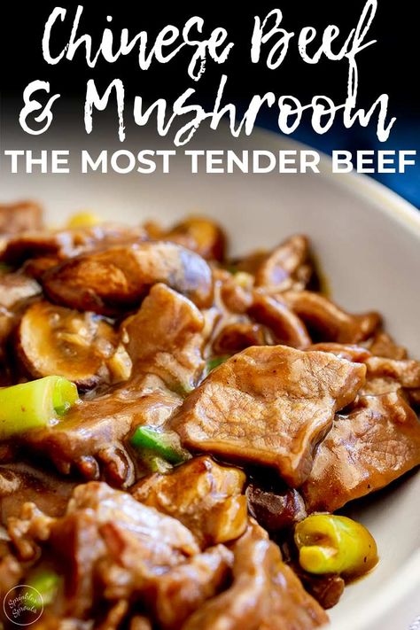 Stir Fry Over Rice, Chinese Takeout Recipes, Beef And Mushroom Recipe, Chinese Beef Recipes, Takeout Recipes, Fried Veggies, Chinese Beef, Asian Dinner, Mushroom Stir Fry