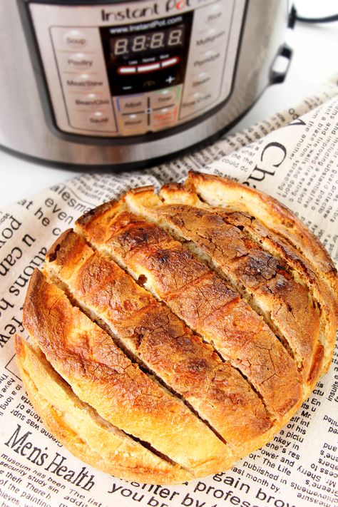 Bake Bread In Instant Pot, Instant Pot Bread, Pot Bread, Easy Instant Pot Recipes, Instant Pot Dinner Recipes, Insta Pot, Think Food, Delicious Bread, Instapot Recipes