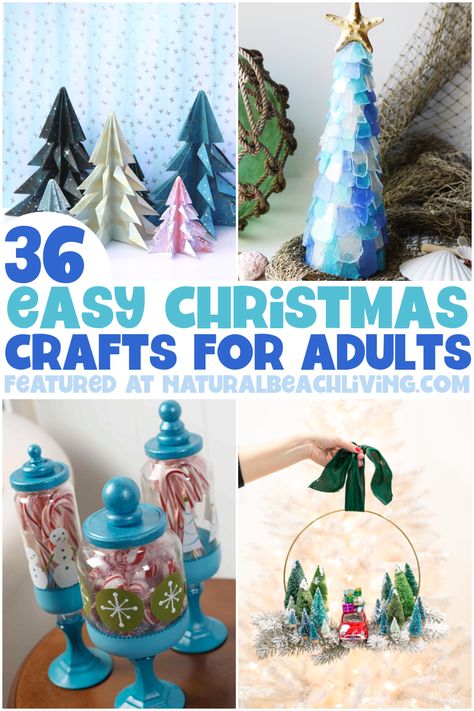 Group Christmas Crafts For Adults, Christmas Art Projects For Adults, January Crafts For Adults Diy Ideas, Holiday Arts And Crafts For Adults, Christmas Crafts For A Group Of Women, Christmas Girls Night Ideas Crafts, Elegant Christmas Crafts For Adults, 10 Minute Crafts For Adults, Quick Christmas Crafts For Adults