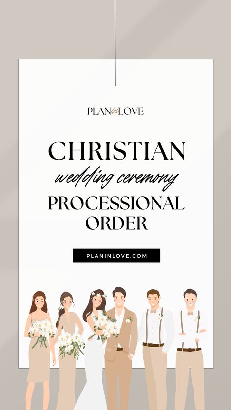 Walking Down The Aisle Order, Christian Wedding Songs, Wedding Processional Order, Processional Wedding Songs, Processional Order, Wedding Planning Templates, Processional Songs, Christian Wedding Ceremony, Raised Hands