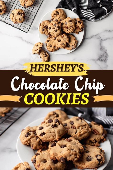 Hershey Chocolate Cookies Recipe, Hersey Chocolate Chip Cookies, Chocolate Chip Cookies With Hershey Bars, Hershey’s Chocolate Chip Cookies, Hersheys Chocolate Chip Cookies Recipe, Chipits Chocolate Chip Cookies, Hersheys Chocolate Chip Cookies, Kroketten Recipe, Hershey Chocolate Chip Cookies