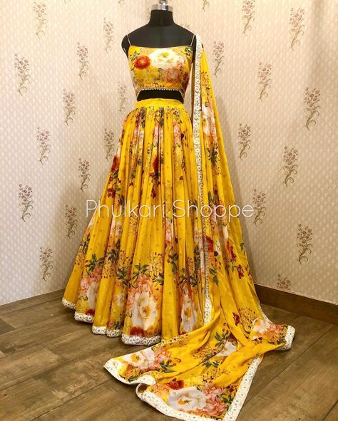 Indian Summer Outfit, Straight Suit, Floral Lehenga, Indian Outfits Lehenga, Raw Silk Fabric, Long Gown Dress, Indian Clothes, Indian Summer, Digital Print Fabric