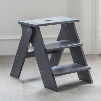 Garden Trading | Storefront | notonthehighstreet.com Low Cupboard, Wood Step Stool, Diy Stool, Kitchen Step Stool, Wooden Step Stool, Folding Step Stool, Wooden Steps, Easy Woodworking Projects, Indoor Furniture