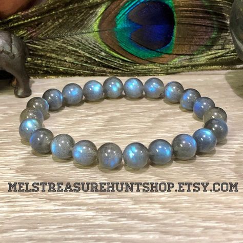 Moonstone Jewelry Bracelet, Labradorite Bracelet, Labradorite Beads, Bracelet Blue, Moonstone Jewelry, Blue Labradorite, Jewelry Bracelet, Gemstone Bracelets, Moon Stone