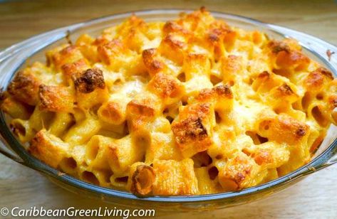 The Best Baked Macaroni and Cheese Recipe | Caribbean Green Living Haitian Macaroni, Haitian Recipes, Baked Macaroni And Cheese, Haitian Food, Macaroni Recipes, Haitian Food Recipes, Macaroni N Cheese Recipe, Baked Macaroni, Yummy Pasta Recipes