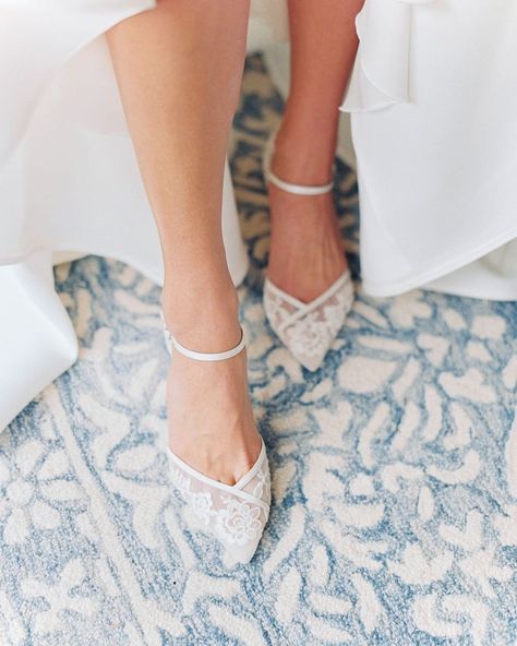 Lace Wedding Shoes: 30 Ideas To Complete That Ultra-Feminine Look ★ lace wedding shoes white Boho Wedding Heels Bridal Shoes, Brid Shoes, Comfortable White Shoes, White Lace Heels, White Lace Shoes, Wedding Shoes White, Lace Wedding Shoes, Lace Bridal Shoes, Black Lace Shoes