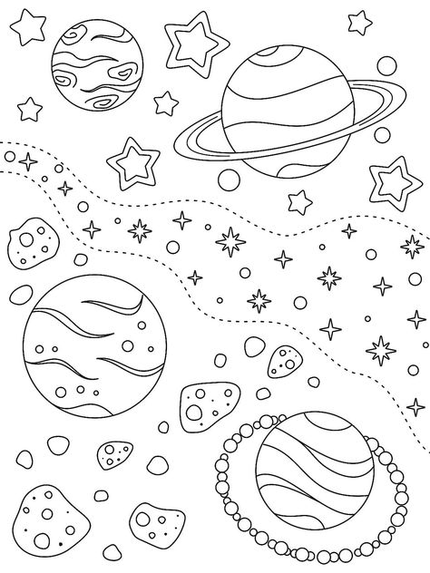 Outer Space Coloring Pages for Kids: Fun & Free Printable Coloring Pages That Are Out of This World Outer Space Coloring Pages, Space Coloring Sheet, Airplane Coloring Pages, Space Coloring Pages, Star Coloring Pages, Galaxy Colors, Coloring Pages For Boys, Space Pictures, Theme Color