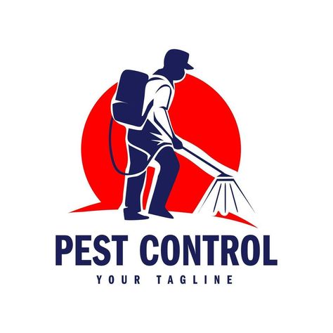 Hand-drawn pest control logo design vector illustration Pest Control Logo, Logo Banners, Cityscape Photos, Naruto Wallpaper, Heart With Arrow, Background Banner, Text Effects, Design Vector, Pest Control