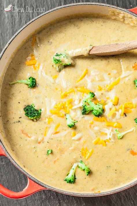 Lemon Lentil Soup Recipe, Broccoli Cheese Soup Panera, Easy Broccoli Cheese Soup, Panera Broccoli Cheese Soup, Soup Panera, Easy Broccoli Cheddar Soup, Best Broccoli Cheese Soup, Broccoli Cheese Soup Recipe, Tomato Basil Soup Recipe