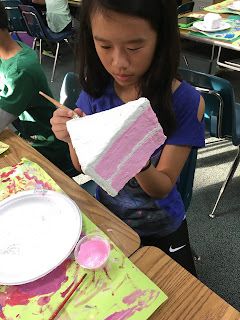 Holiday Art Projects, Dessert Art, Mache Art, Making Cakes, Food Art For Kids, Slice Of Cake, Food Sculpture, Wayne Thiebaud, 5th Grade Art