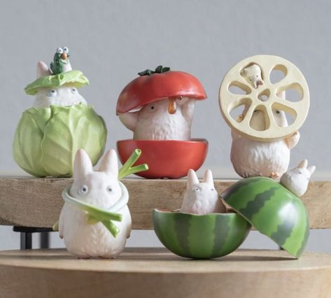 Studio Ghibli Collectables, 3d Printed Studio Ghibli, Studio Ghibli Sculpture, Studio Ghibli Bathroom, Studio Ghibli Ceramics, Totoro Decor, Ghibli Figures, Studio Ghibli Nursery, Studio Ghibli Decor