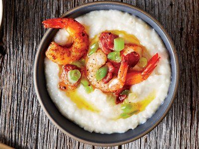 RX_1709_Buttermilk Grits with Country Ham and Shrimp Recipe Crock Pot Black Beans, One Bowl Meals, Shrimp Grits Recipe, Southern Grits, Grits Casserole, How To Cook Grits, Bowl Meals, Country Ham, Grits Recipe